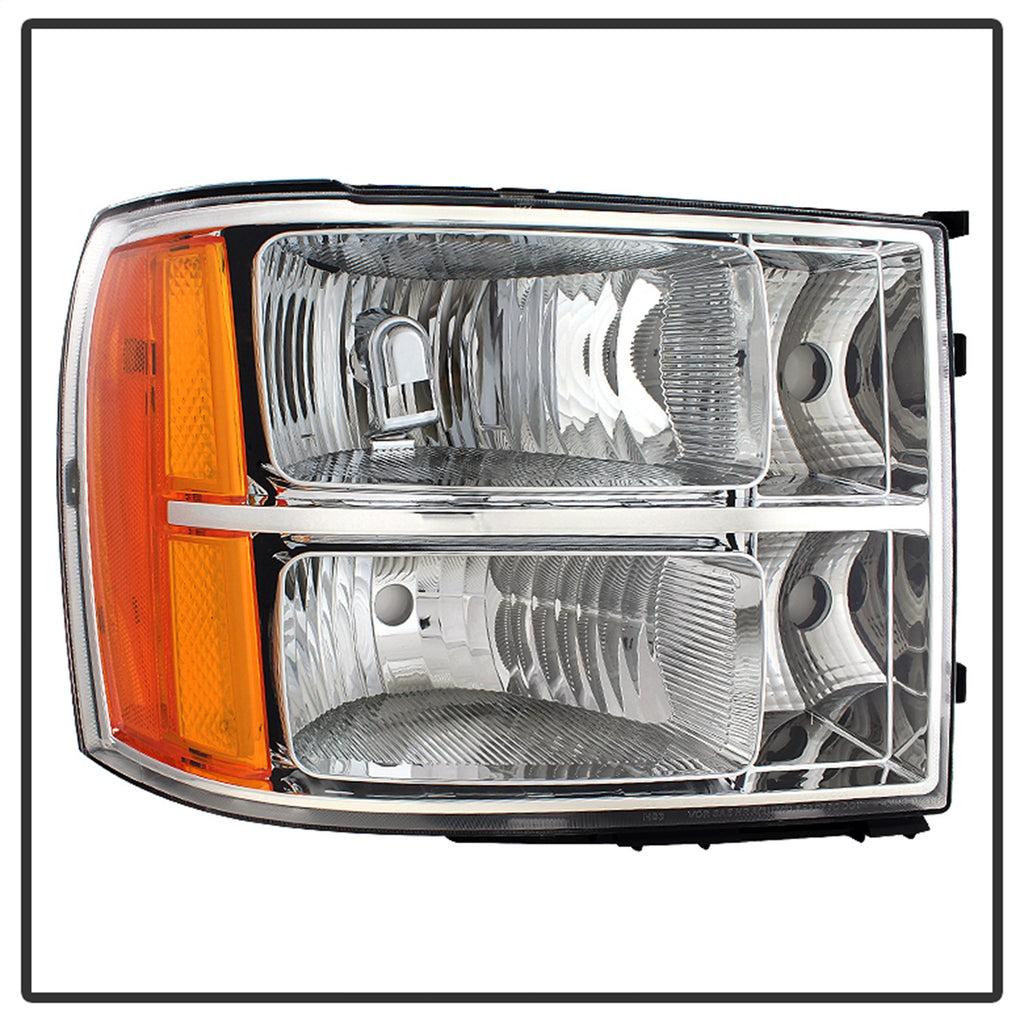Spyder Auto 9034756 Crystal OE Headlights for Select GMC Sierra 1500, GMC Sierra HD, GMC Sierra HD