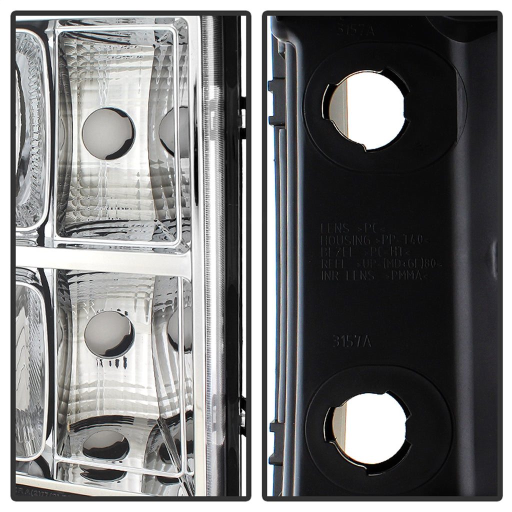 Spyder Auto 9034756 Crystal OE Headlights for Select GMC Sierra 1500, GMC Sierra HD, GMC Sierra HD