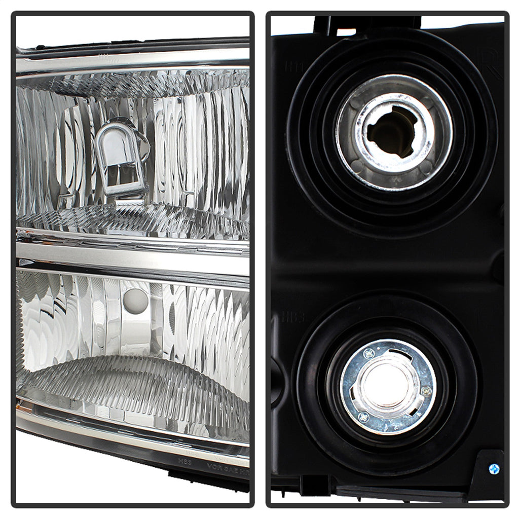 Spyder Auto 9034756 Crystal OE Headlights for Select GMC Sierra 1500, GMC Sierra HD, GMC Sierra HD