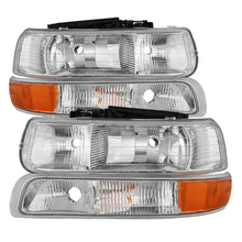 Load image into Gallery viewer, Spyder Auto 9035111 XTune Headlights for Select Chevrolet Silverado 1500, Chevrolet Silverado HD, Chevrolet Silverado 2500, Chevrolet Silverado HD, Chevrolet Silverado 3500, Chevrolet Suburban 1500, Chevrolet Suburban 2500, Chevrolet Tahoe