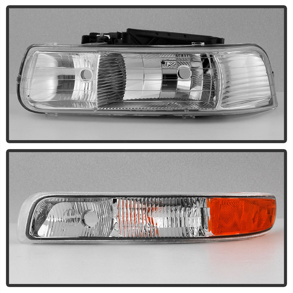 Spyder Auto 9035111 XTune Headlights for Select Chevrolet Silverado 1500, Chevrolet Silverado HD, Chevrolet Silverado 2500, Chevrolet Silverado HD, Chevrolet Silverado 3500, Chevrolet Suburban 1500, Chevrolet Suburban 2500, Chevrolet Tahoe
