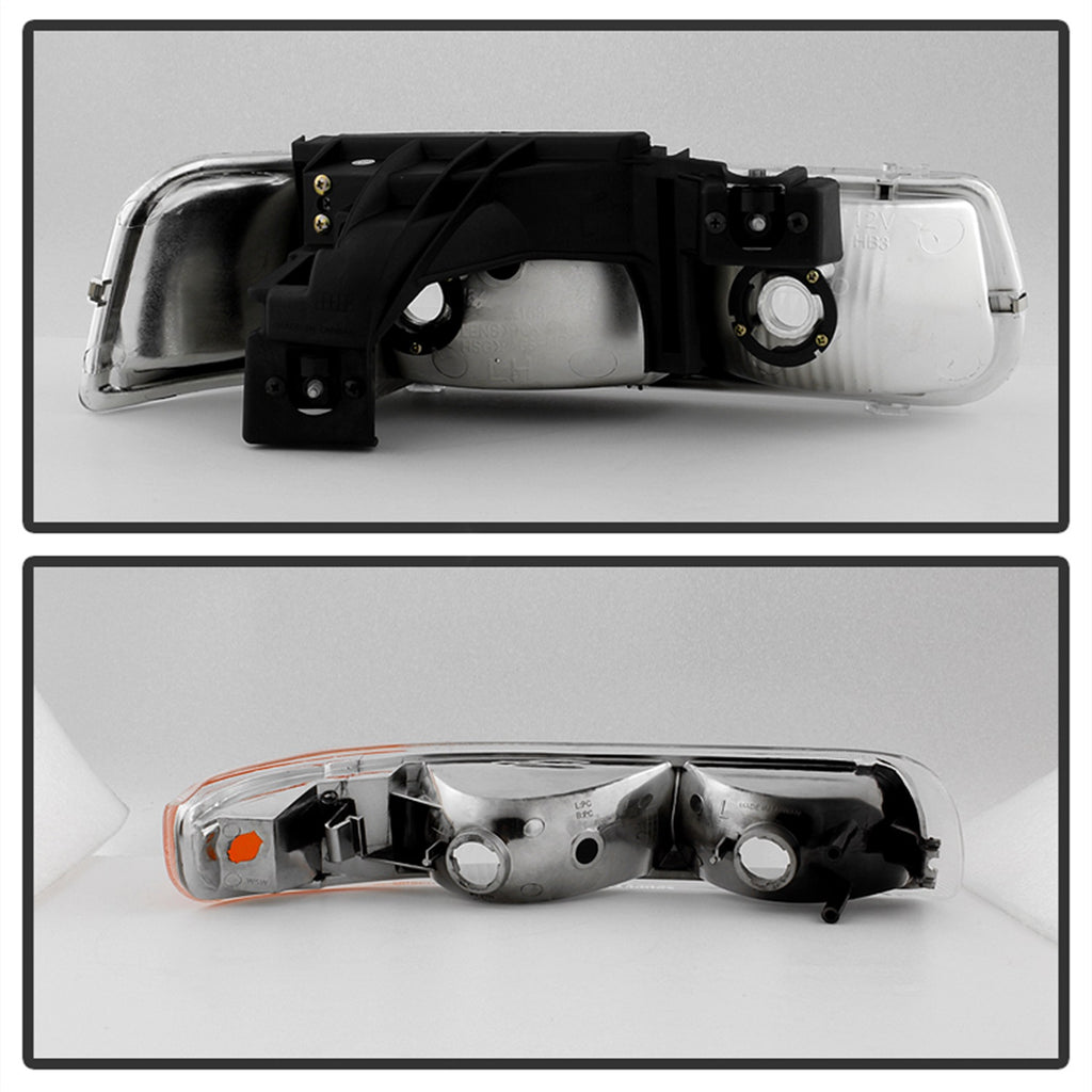 Spyder Auto 9035111 XTune Headlights for Select Chevrolet Silverado 1500, Chevrolet Silverado HD, Chevrolet Silverado 2500, Chevrolet Silverado HD, Chevrolet Silverado 3500, Chevrolet Suburban 1500, Chevrolet Suburban 2500, Chevrolet Tahoe