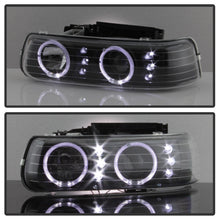 Load image into Gallery viewer, Spyder Auto 9036781 XTune Halo Projector Headlights for Select Chevrolet Silverado 1500, Chevrolet Silverado HD, Chevrolet Silverado 2500, Chevrolet Silverado HD, Chevrolet Silverado 3500, Chevrolet Suburban 1500, Chevrolet Suburban 2500, Chevrolet Tahoe