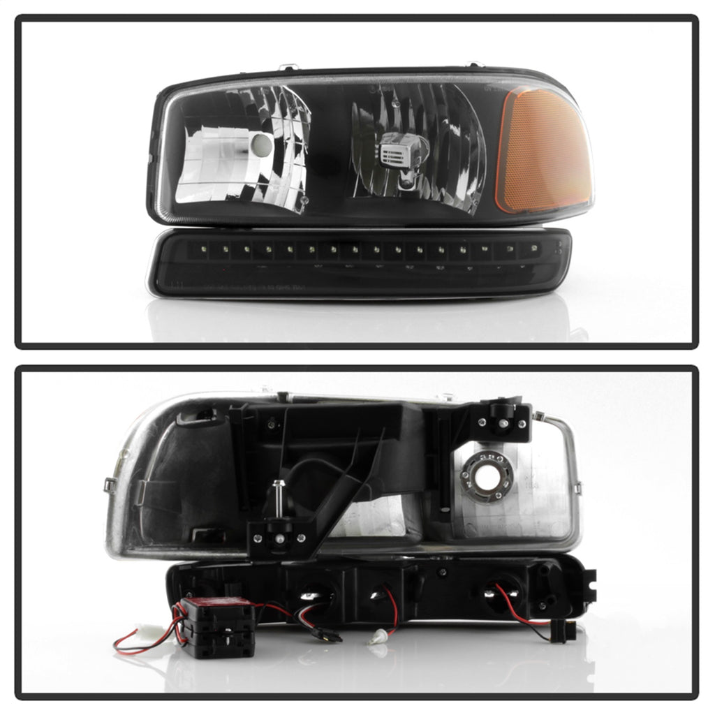 Spyder Auto 9037399 XTune Headlights for Select GMC Sierra 1500, GMC Sierra HD, GMC Sierra 2500, GMC Sierra HD, GMC Sierra 3500, GMC Yukon