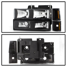 Load image into Gallery viewer, Spyder Auto 9037405 XTune Headlights for Select Chevrolet C1500 Suburban, Chevrolet C2500 Suburban, Chevrolet K1500 Suburban, Chevrolet K2500 Suburban, GMC C1500, GMC C2500, GMC C3500, GMC K1500, GMC K1500 Suburban, GMC K2500, GMC K2500 Suburban, GMC