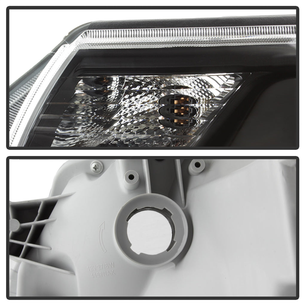 Spyder Auto 9037542 XTune DRL Light Bar Projector Headlights for Select Toyota Tacoma
