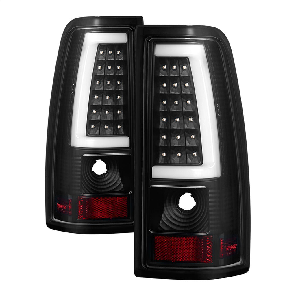 Spyder Auto 9038761 XTune Light Bar LED Tail Lights for Select Chevrolet Silverado 1500, Chevrolet Silverado HD, Chevrolet Silverado 2500, Chevrolet Silverado HD, Chevrolet Silverado 3500, GMC Sierra 1500, GMC Sierra Classic, GMC Sierra HD, GMC Sierra HD