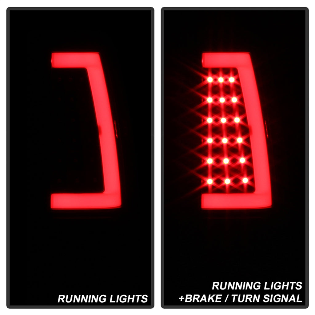 Spyder Auto 9038761 XTune Light Bar LED Tail Lights for Select Chevrolet Silverado 1500, Chevrolet Silverado HD, Chevrolet Silverado 2500, Chevrolet Silverado HD, Chevrolet Silverado 3500, GMC Sierra 1500, GMC Sierra Classic, GMC Sierra HD, GMC Sierra HD
