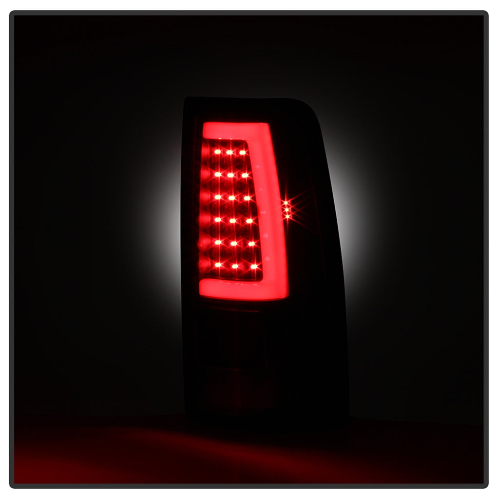 Spyder Auto 9038761 XTune Light Bar LED Tail Lights for Select Chevrolet Silverado 1500, Chevrolet Silverado HD, Chevrolet Silverado 2500, Chevrolet Silverado HD, Chevrolet Silverado 3500, GMC Sierra 1500, GMC Sierra Classic, GMC Sierra HD, GMC Sierra HD