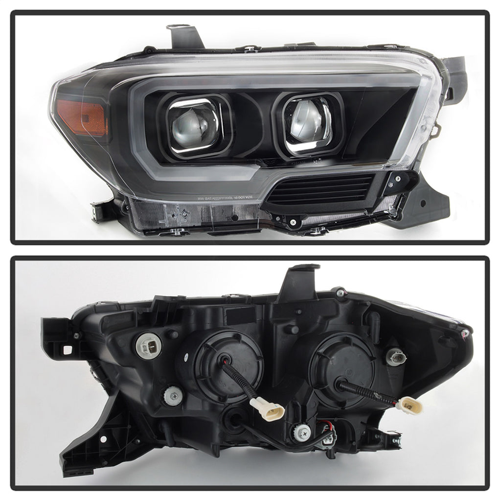 Spyder Auto 9039256 XTune DRL Light Bar Projector Headlights for Select Toyota Tacoma