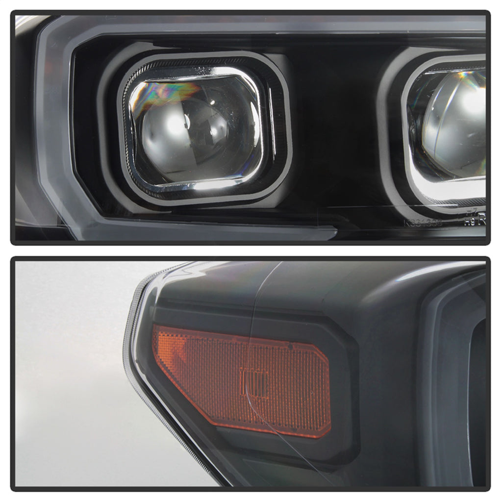 Spyder Auto 9039256 XTune DRL Light Bar Projector Headlights for Select Toyota Tacoma