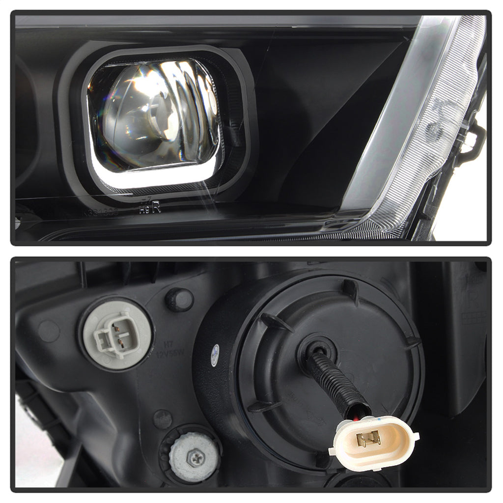 Spyder Auto 9039256 XTune DRL Light Bar Projector Headlights for Select Toyota Tacoma