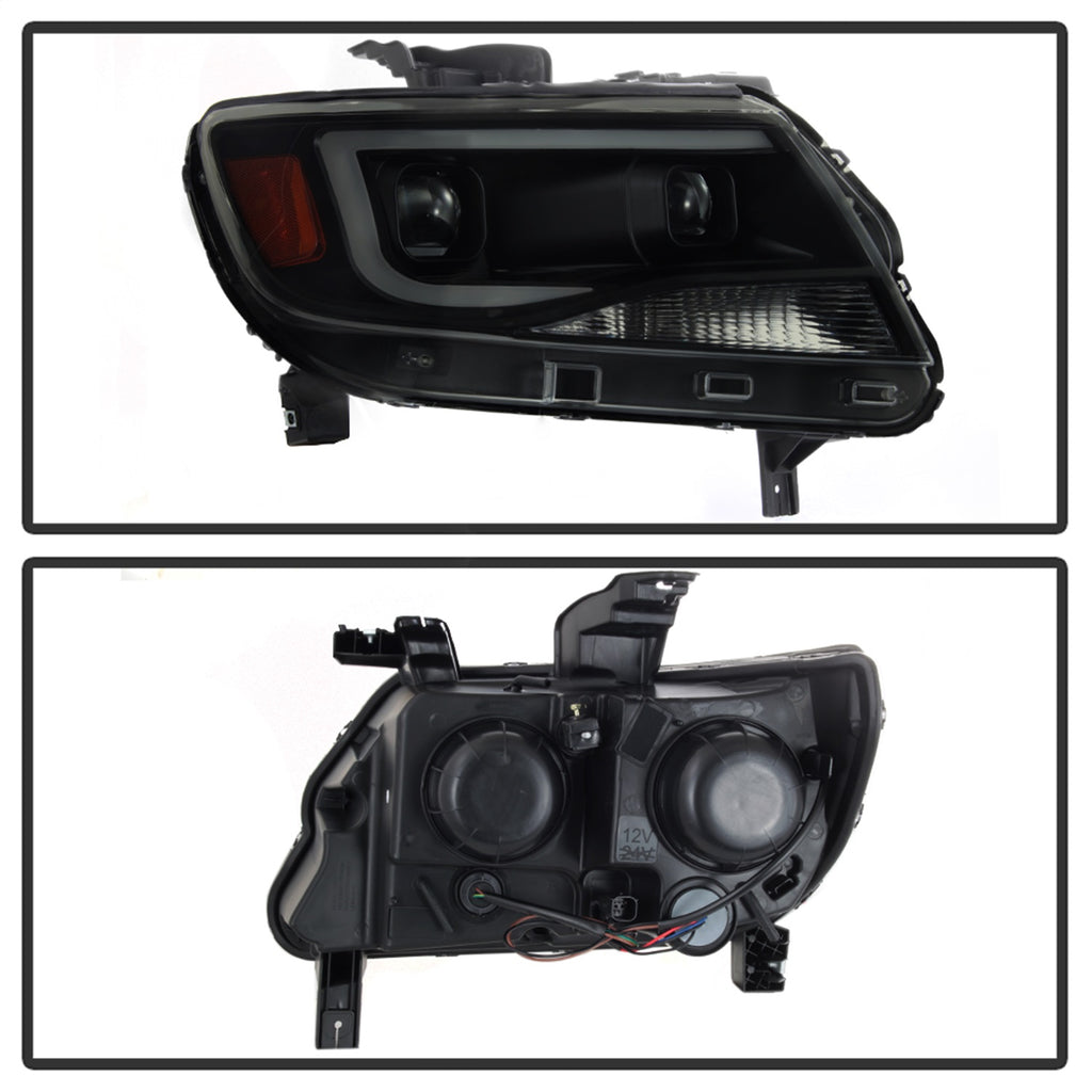 Spyder Auto 9039300 XTune DRL Light Bar Projector Headlights for Select Chevrolet Colorado
