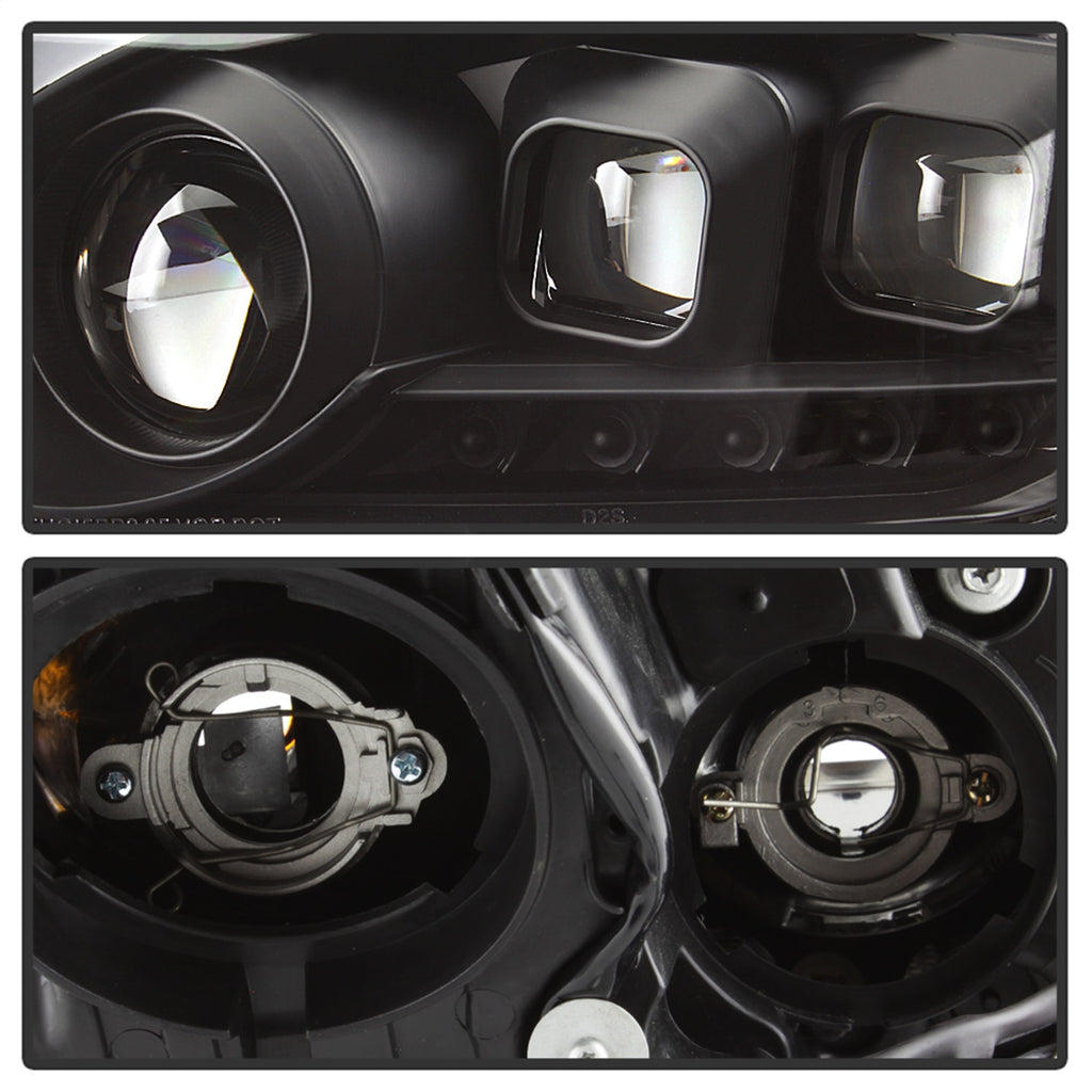 Spyder Auto 9039331 XTune DRL Light Bar Projector Headlights for Select INFINITI G37