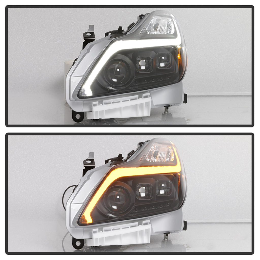 Spyder Auto 9039331 XTune DRL Light Bar Projector Headlights for Select INFINITI G37