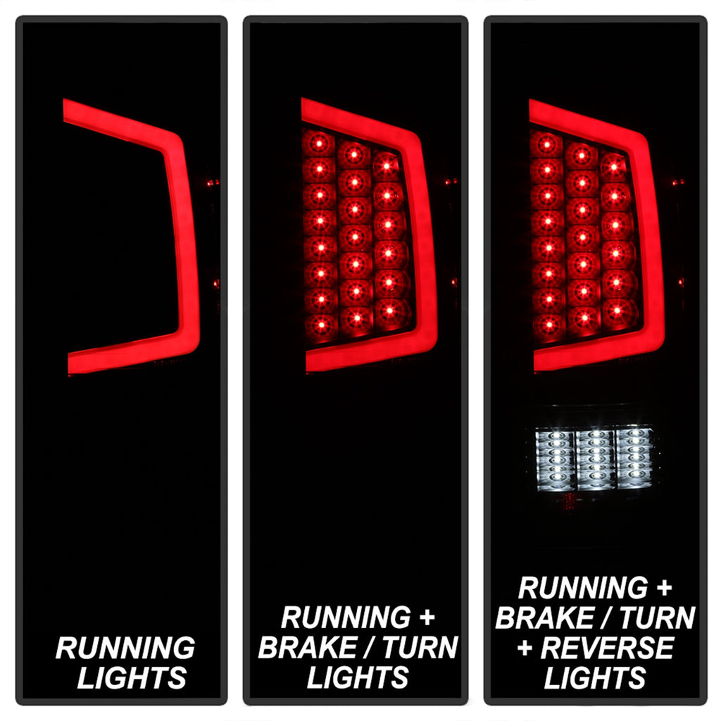 Spyder Auto 9041686 XTune Light Bar LED Tail Lights for Select Toyota Tacoma