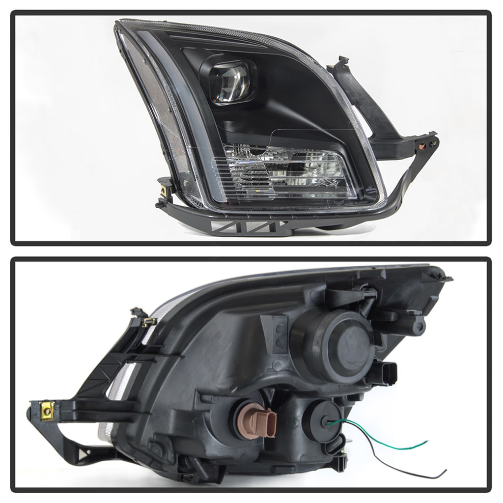Spyder Auto 9042119 Light Bar DRL Projector Headlights for Select Ford Fusion
