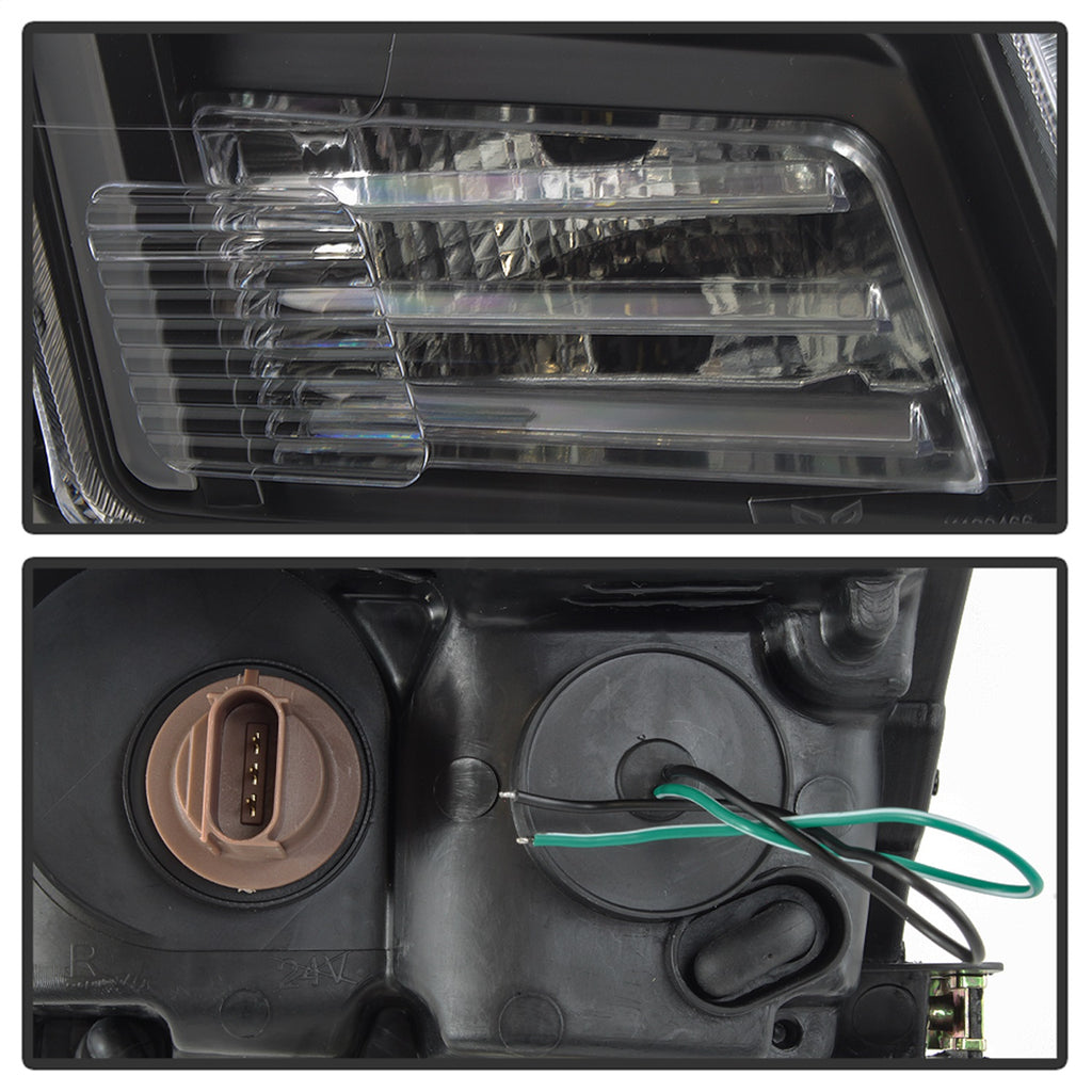 Spyder Auto 9042119 Light Bar DRL Projector Headlights for Select Ford Fusion