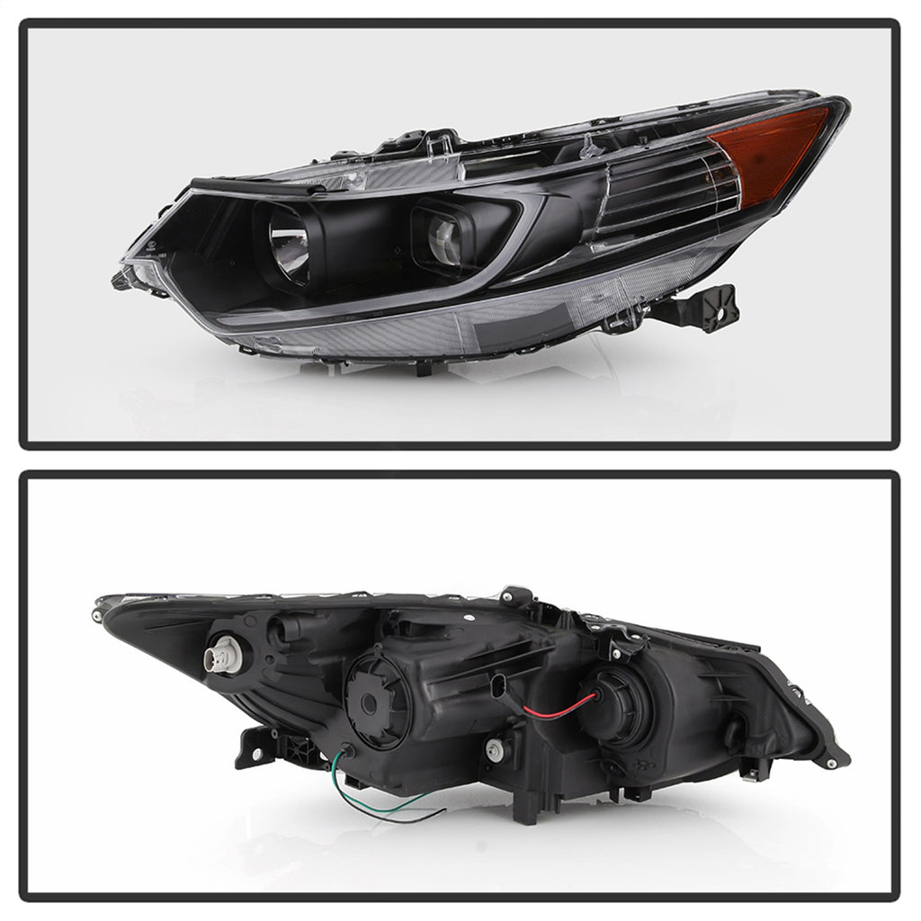 Spyder Auto 9042218 Light Bar DRL Projector Headlights for Select Acura TSX