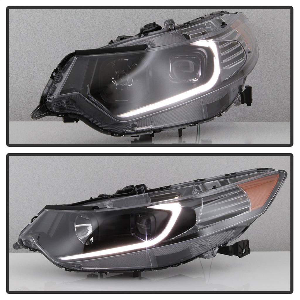 Spyder Auto 9042218 Light Bar DRL Projector Headlights for Select Acura TSX
