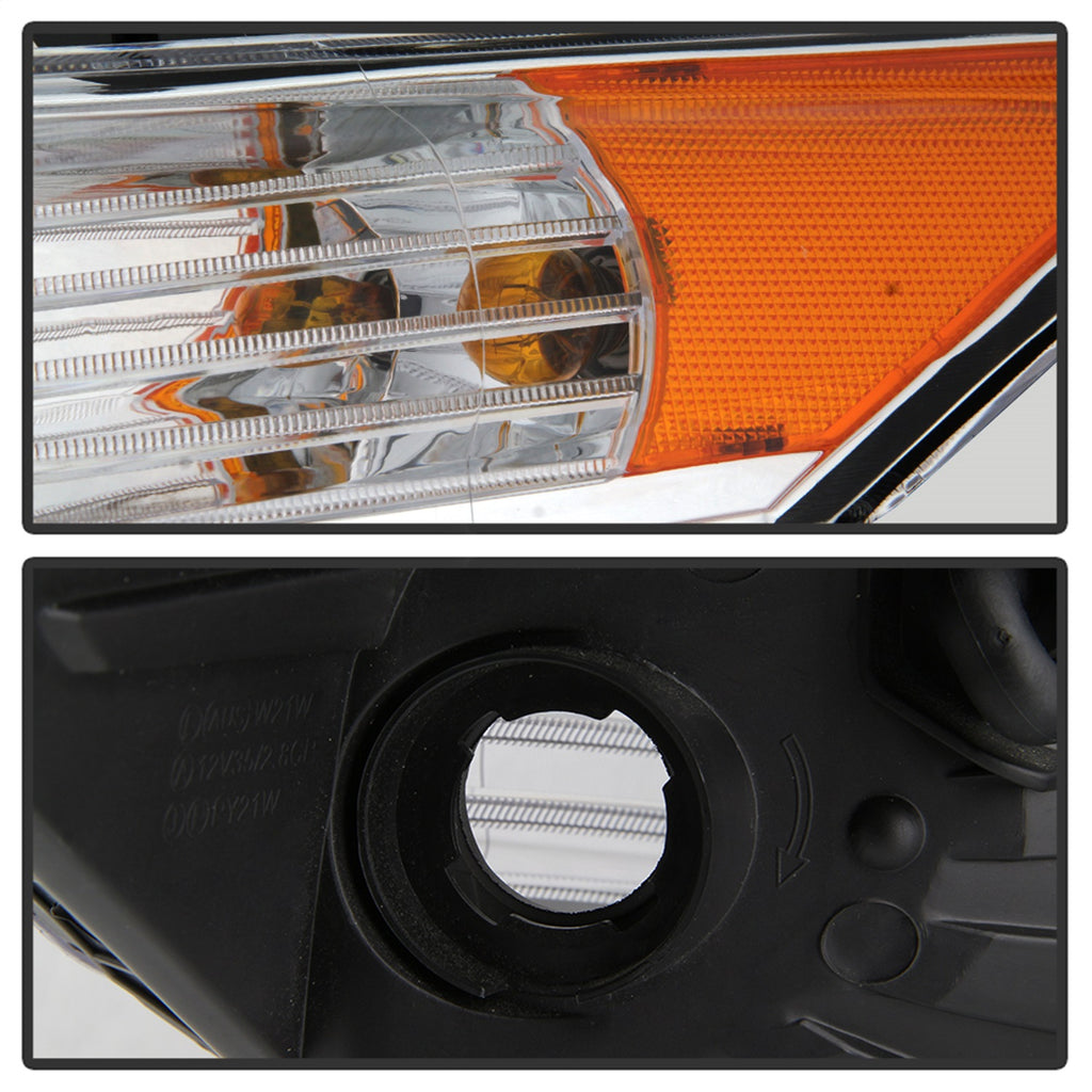 Spyder Auto 9042225 Light Bar DRL Projector Headlights for Select Acura TSX