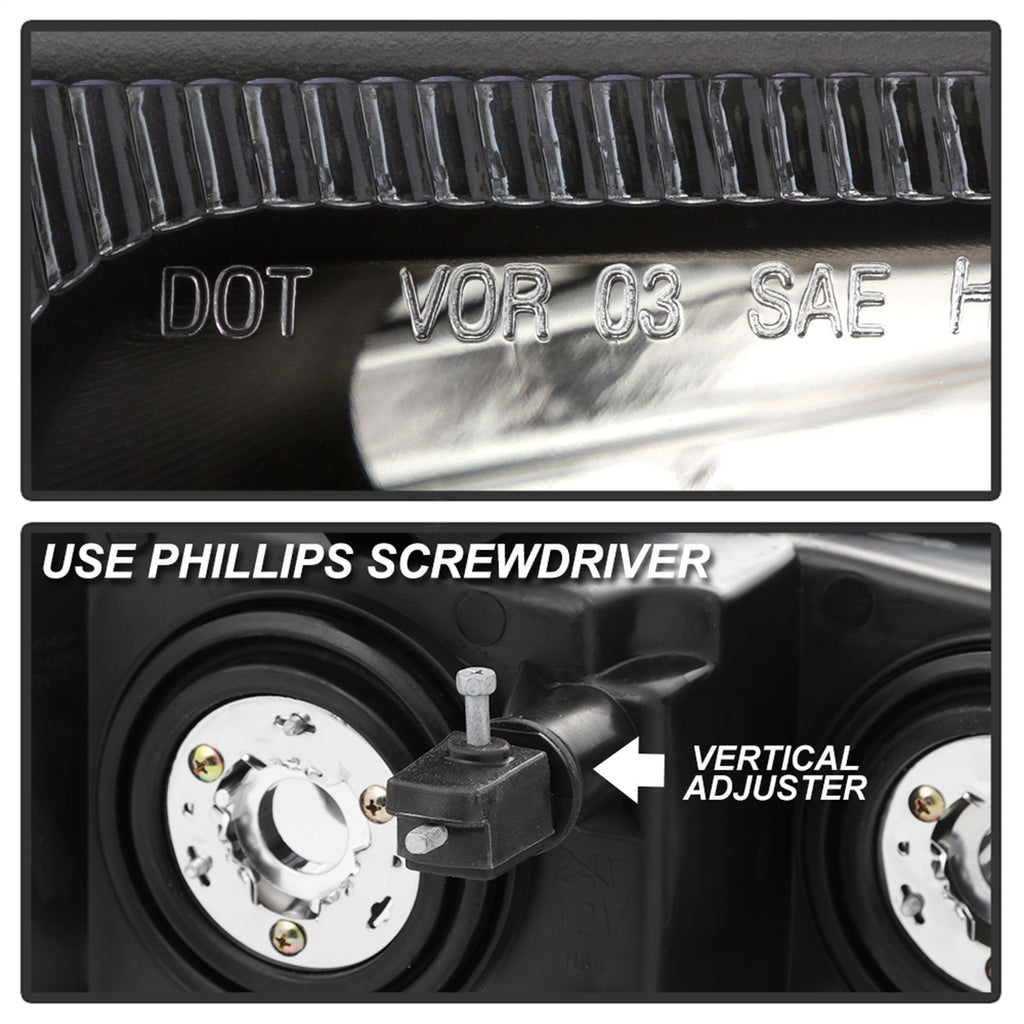 Spyder Auto 9042485 OEM Style Headlights for Select Chevrolet Express 1500, Chevrolet Express 2500, Chevrolet Express 3500, GMC Savana 1500, GMC Savana 2500, GMC Savana