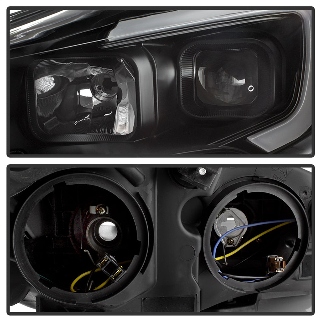 Spyder Auto 9042904 LED Light Bar Projector Headlights for Select Ford Escape