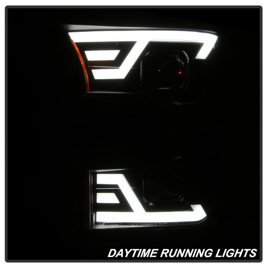 Spyder Auto 9042935 DRL LED Light Bar Projector Headlights for Select Ford F-150