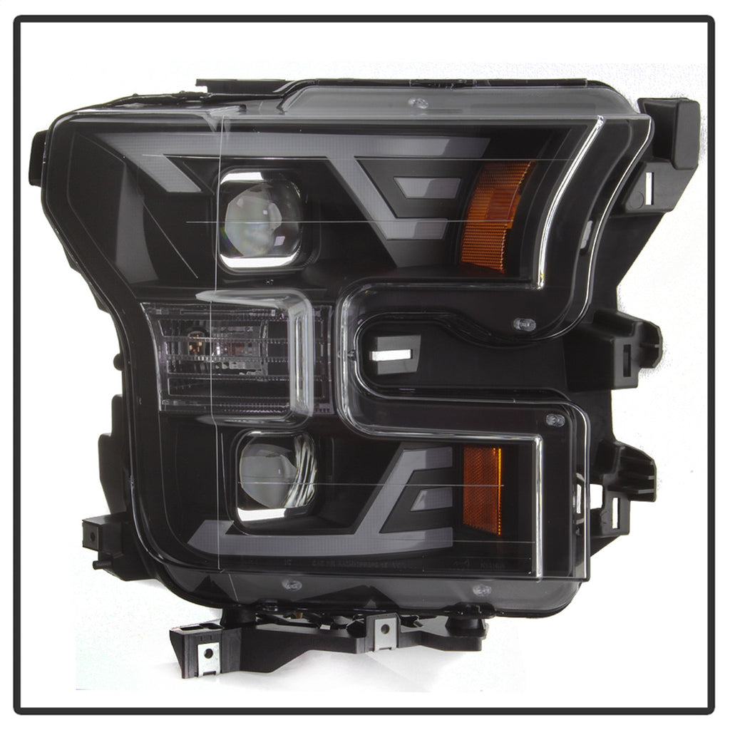 Spyder Auto 9042935 DRL LED Light Bar Projector Headlights for Select Ford F-150