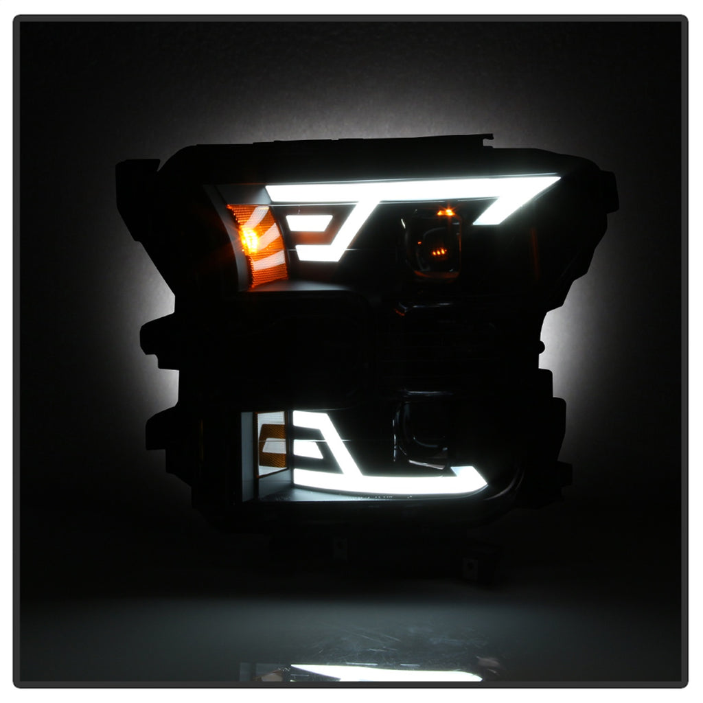 Spyder Auto 9042935 DRL LED Light Bar Projector Headlights for Select Ford F-150