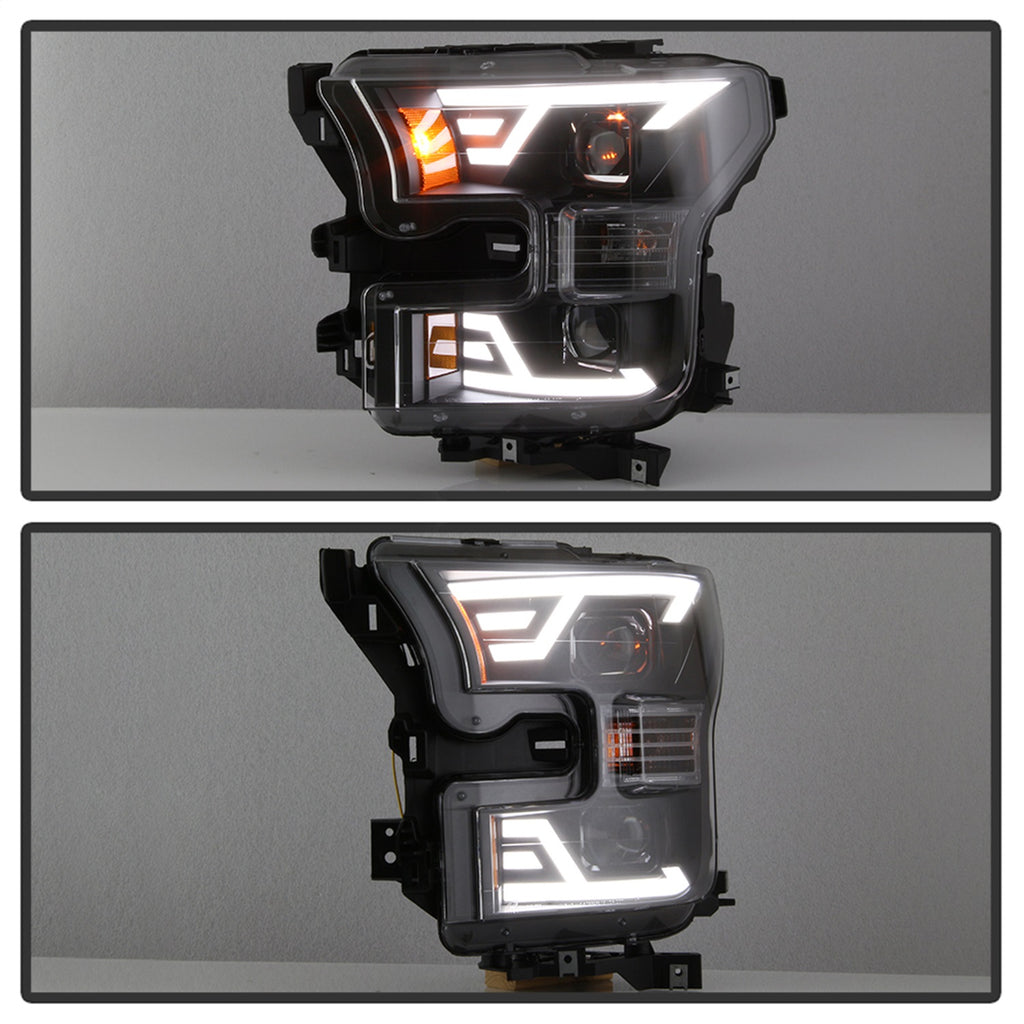 Spyder Auto 9042935 DRL LED Light Bar Projector Headlights for Select Ford F-150