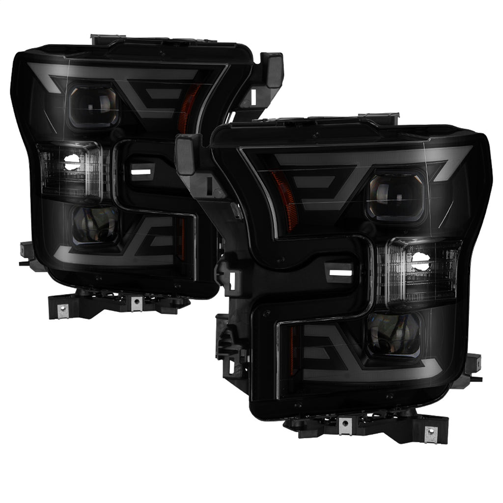 Spyder Auto 9042942 DRL LED Light Bar Projector Headlights for Select Ford F-150