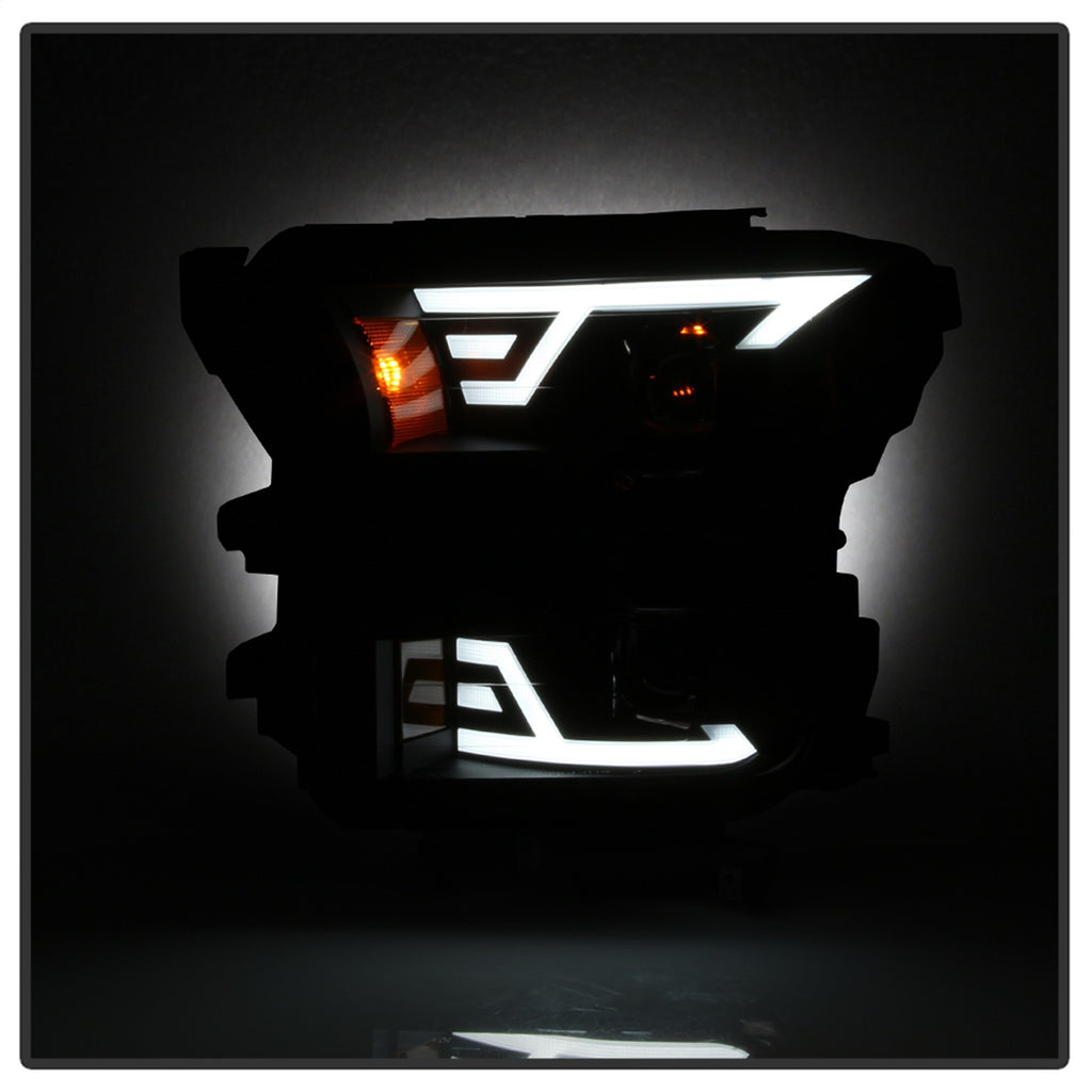Spyder Auto 9042942 DRL LED Light Bar Projector Headlights for Select Ford F-150