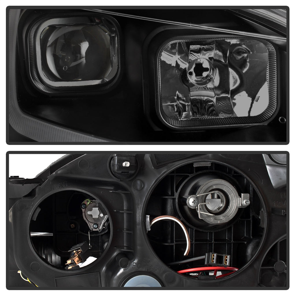 Spyder Auto 9042973 DRL LED Light Bar Projector Headlights for Select Nissan Sentra