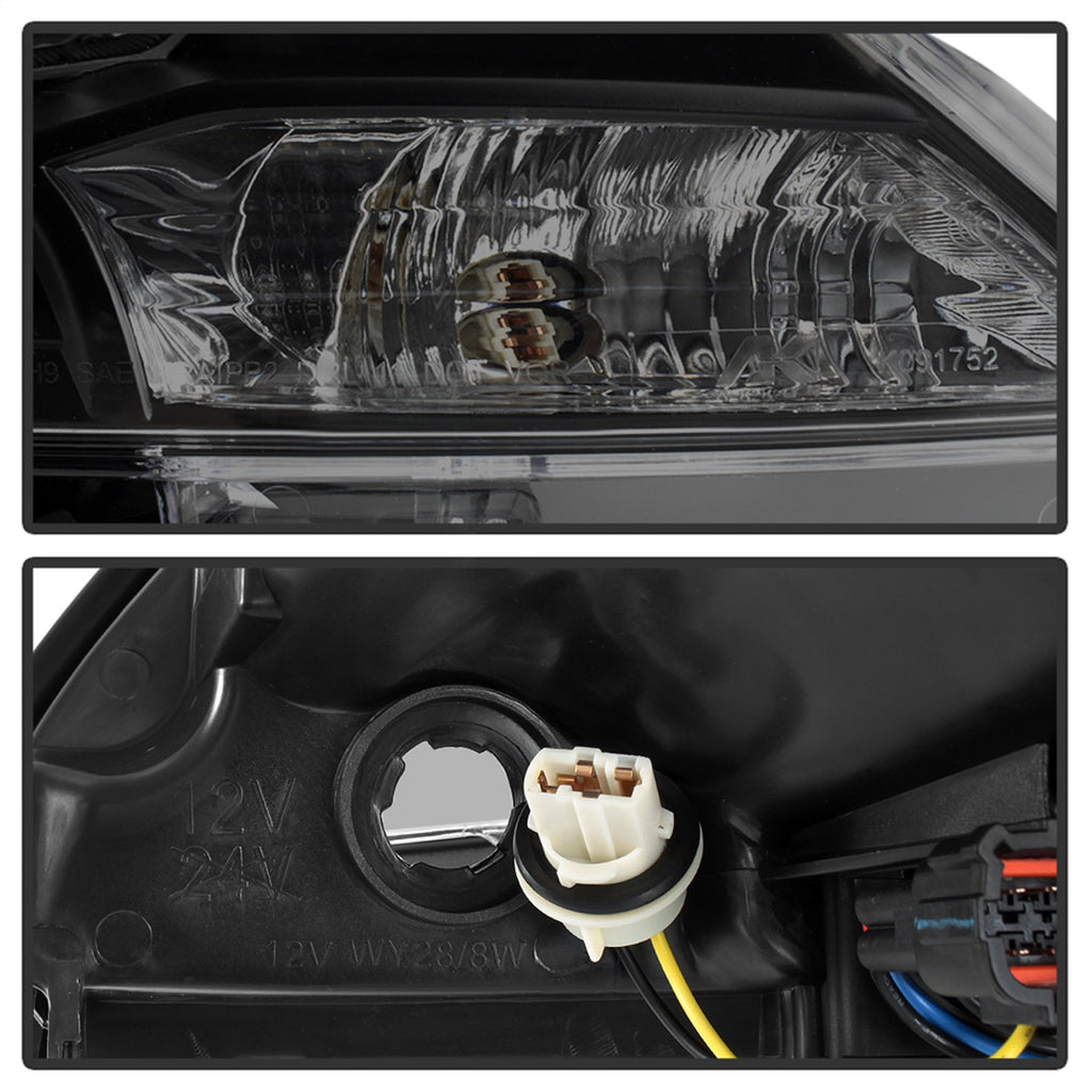 Spyder Auto 9042973 DRL LED Light Bar Projector Headlights for Select Nissan Sentra