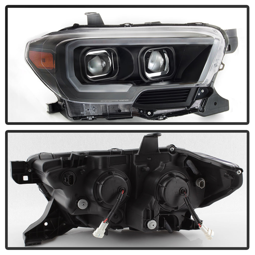 Spyder Auto 9042997 DRL Light Bar Projector Headlights for Select Toyota Tacoma