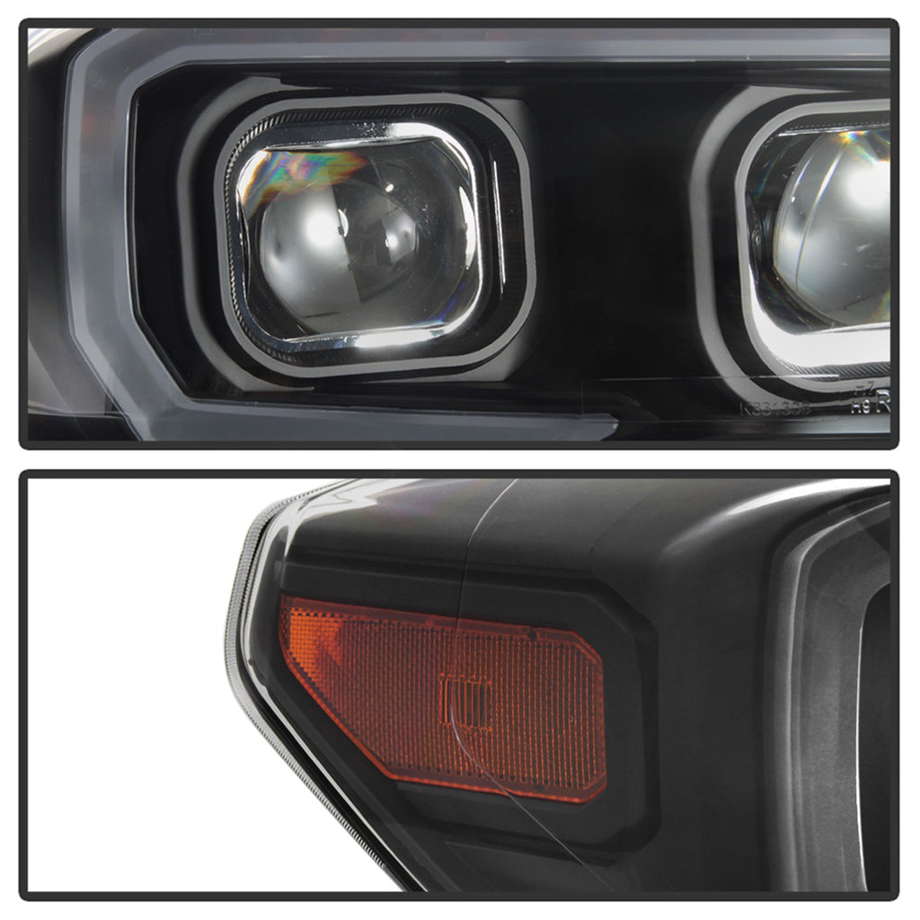Spyder Auto 9042997 DRL Light Bar Projector Headlights for Select Toyota Tacoma