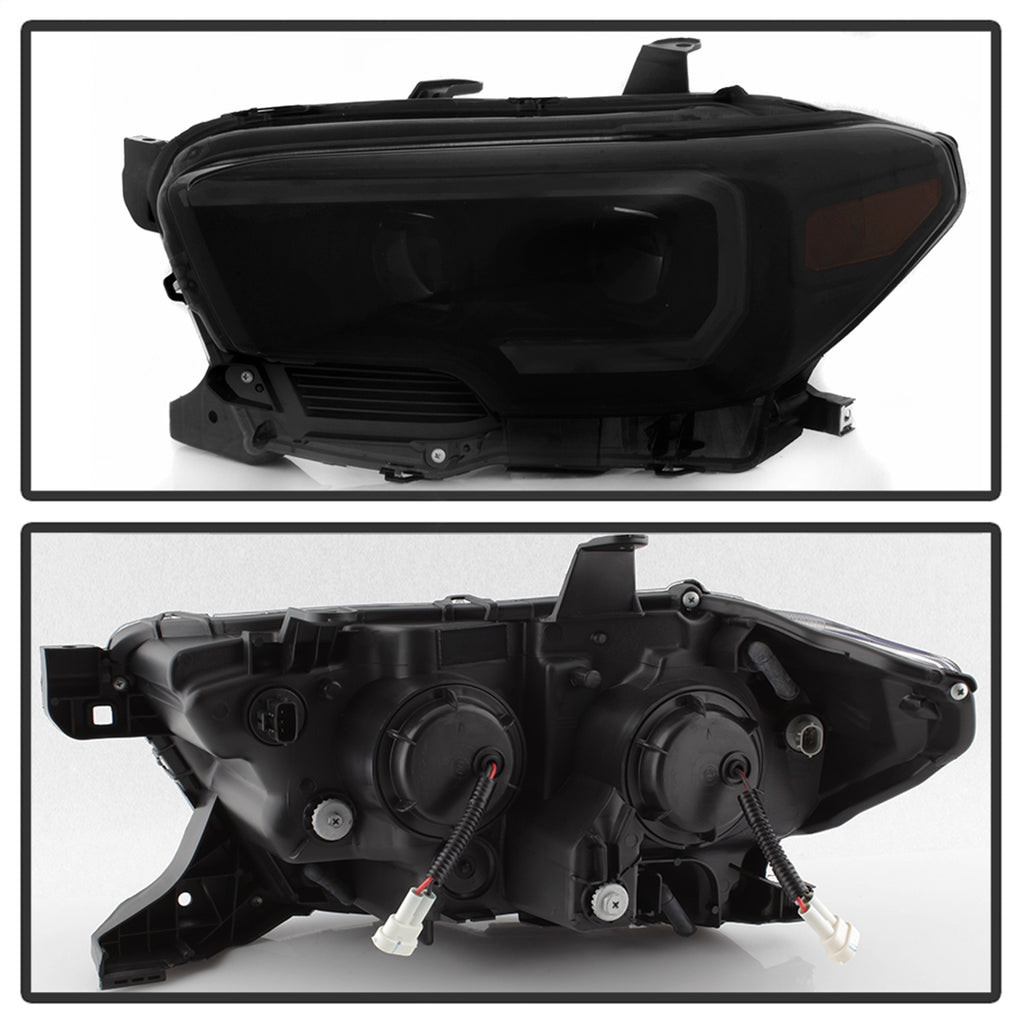 Spyder Auto 9043000 DRL Light Bar Projector Headlights for Select Toyota Tacoma
