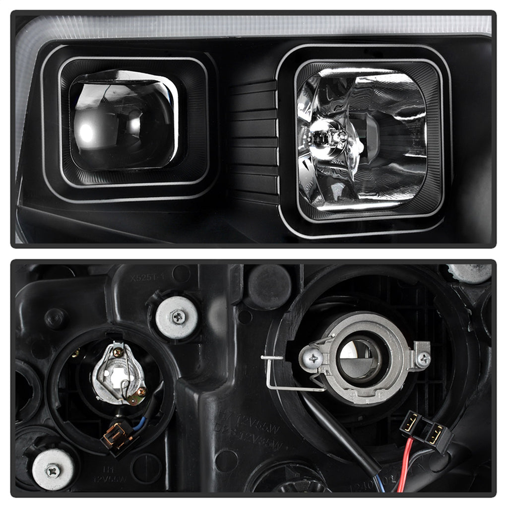 Spyder Auto 9043024 DRL LED Light Bar Projector Headlights for Select Toyota Tundra