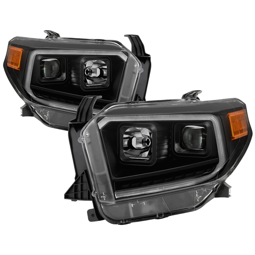Spyder Auto 9043031 DRL LED Light Bar Projector Headlights for Select Toyota Tundra