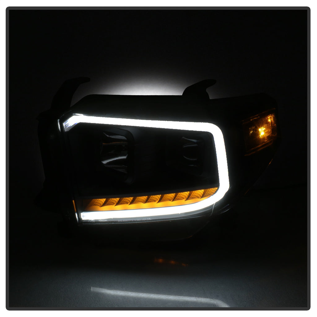 Spyder Auto 9043031 DRL LED Light Bar Projector Headlights for Select Toyota Tundra