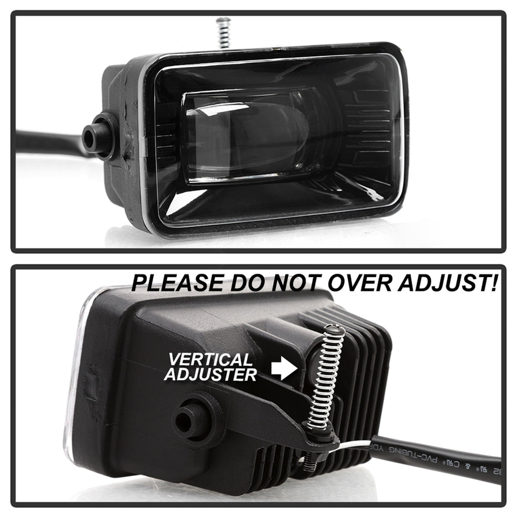 Spyder Auto 9043277 LED Fog Lights for Select Ford F-150, Ford F-250 Super Duty, Ford F-350 Super Duty, Ford F-450 Super Duty, Ford F-550 Super Duty