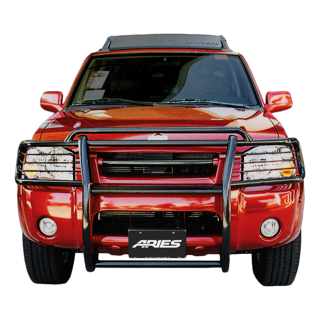 ARIES 9044 Black Steel Grille Guard, Select Nissan Frontier for Select Nissan Frontier