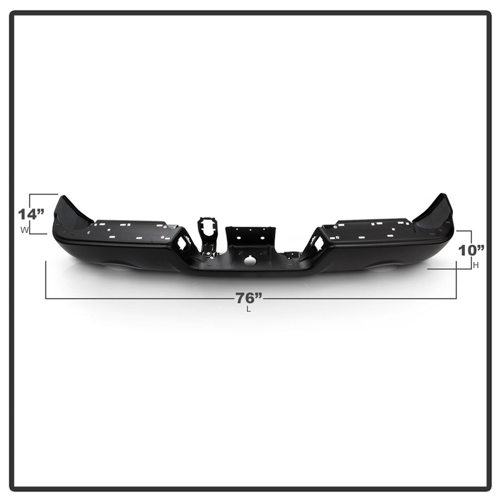 Spyder Auto 9046933 OEM Style Steel Rear Bumper for Select Dodge Ram 1500, Ram