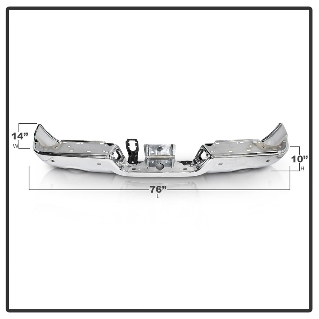 Spyder Auto 9046940 OEM Style Steel Rear Bumper for Select Dodge Ram 1500, Ram