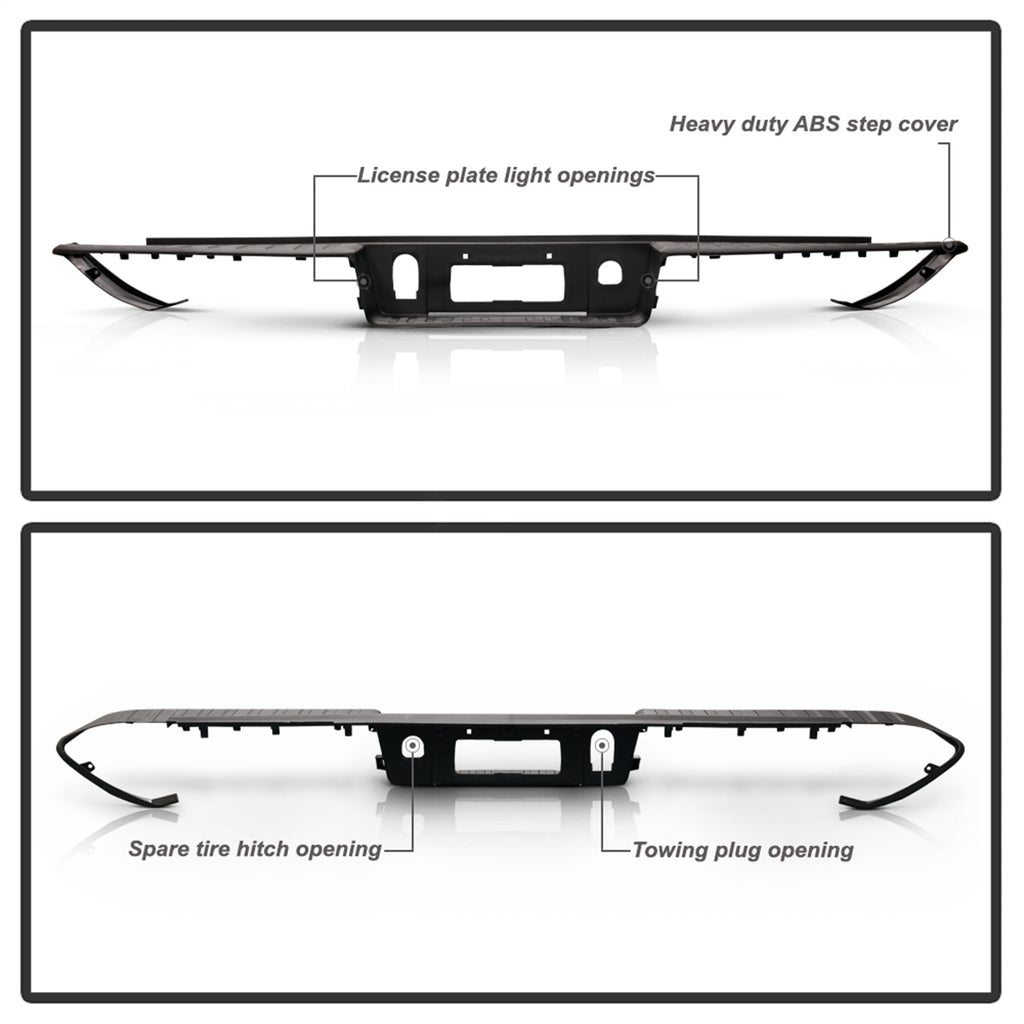 Spyder Auto 9048777 Rear Bumper Step Pad for Select Chevrolet Silverado 1500, GMC Sierra