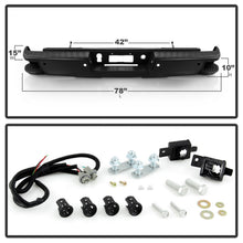 Load image into Gallery viewer, Spyder Auto 9048883 Rear Steel Bumper for Select Chevrolet Silverado 1500, GMC Sierra