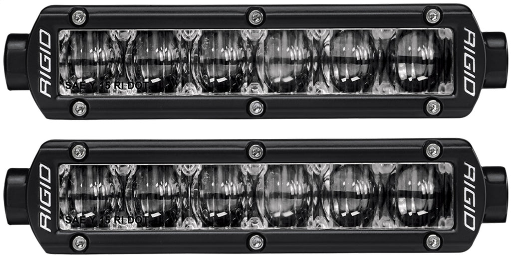 Rigid Industries 906703 SR-SERIES SAE 6in. FOG LIGHT PAIR