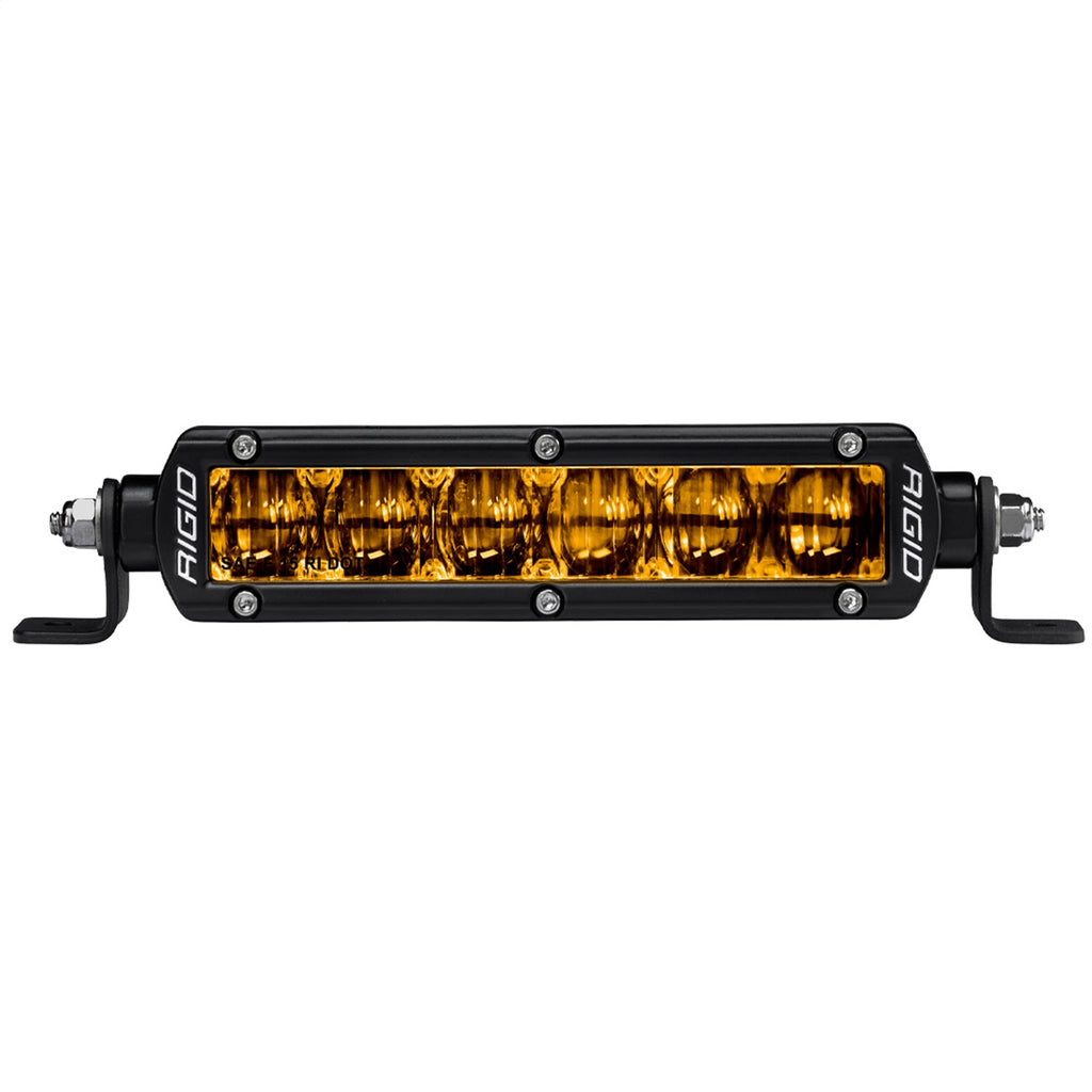 Rigid Industries 906704 SR-SERIES PRO DOT/SAE J583 6INCH FOG LIGHT SELECTIVE YELLOW SURFACE MOUNT ; PAIR