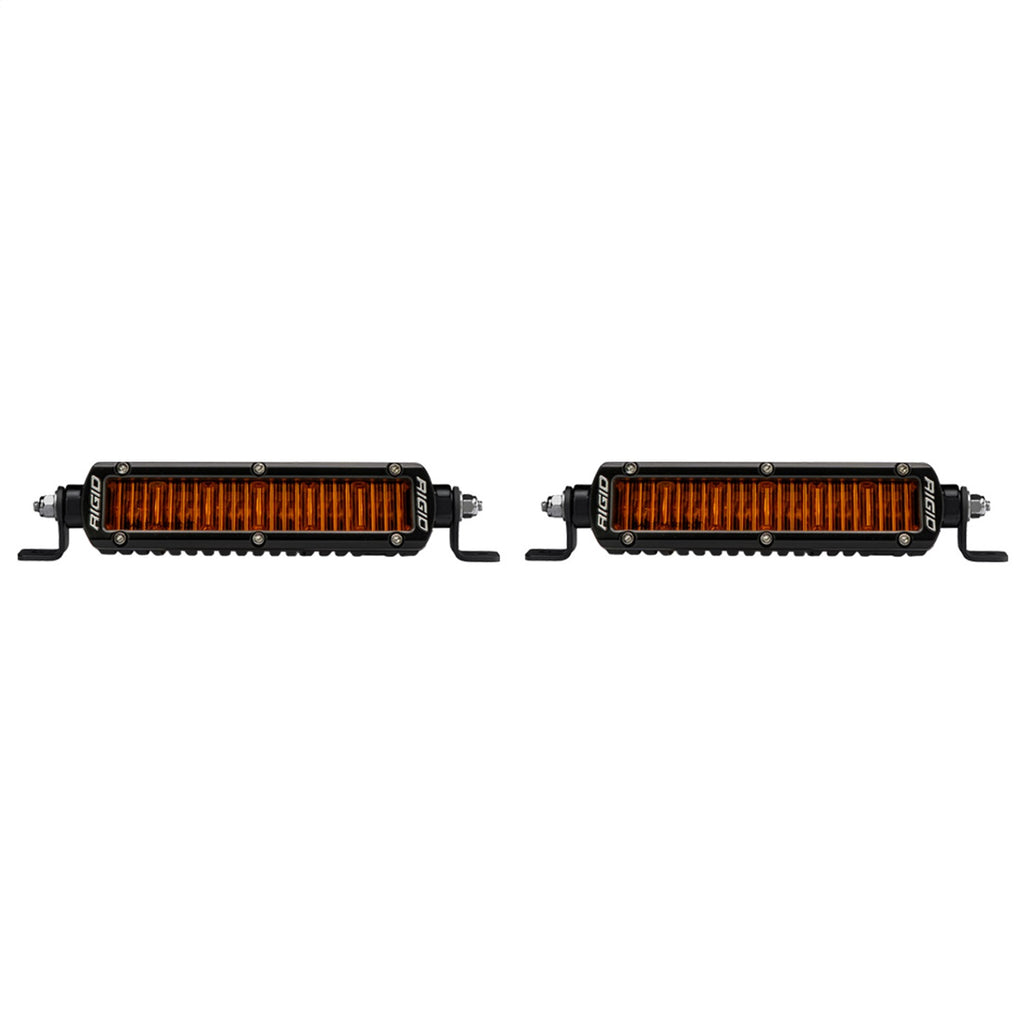 Rigid Industries 906705 SR-Series SAE 6 Inch with Amber PRO Lens ; Pair